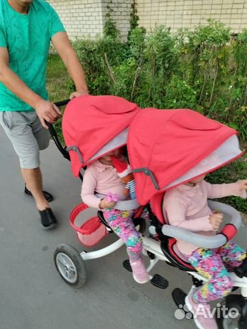 Велосипед для двойняшек