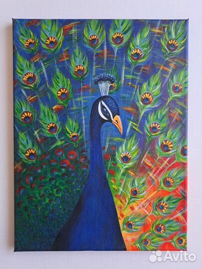 Картина акрилом на холсте