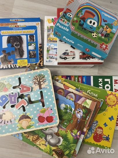 Детскик игры/пазлы/книги