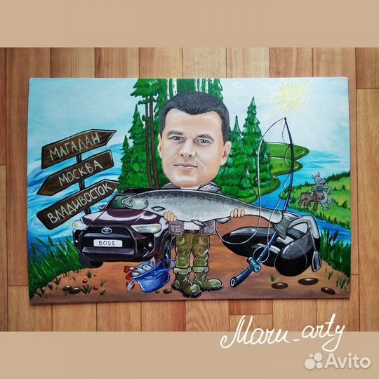 Портреты и шаржи по фото на заказ