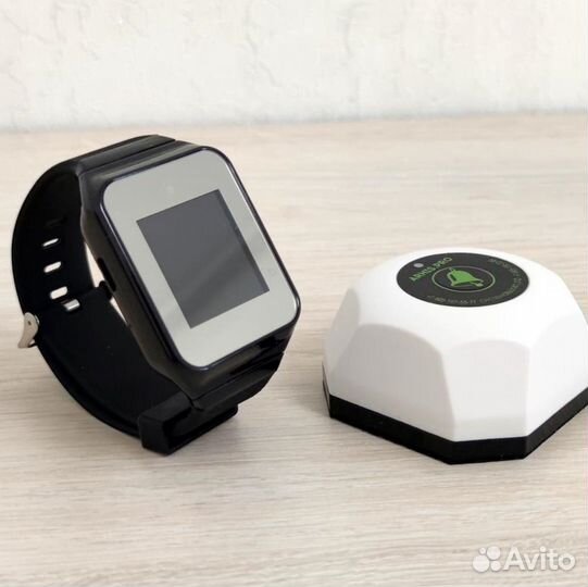 Беспроводная система/кнопка вызова официанта часы