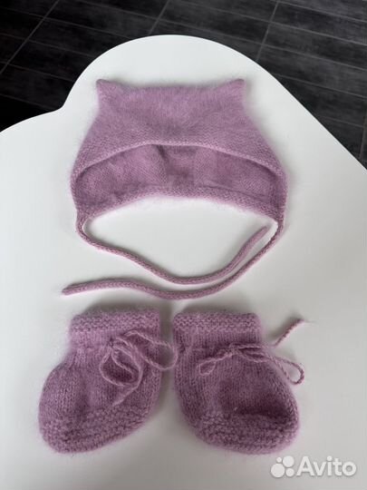 Комплект шапка, шарф