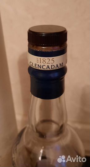 Бутылка в тубе от виски glencadam