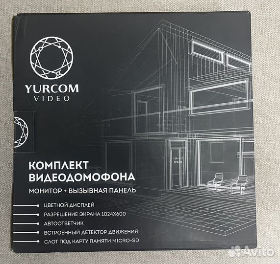 Комплект видеодомофона Yurcom