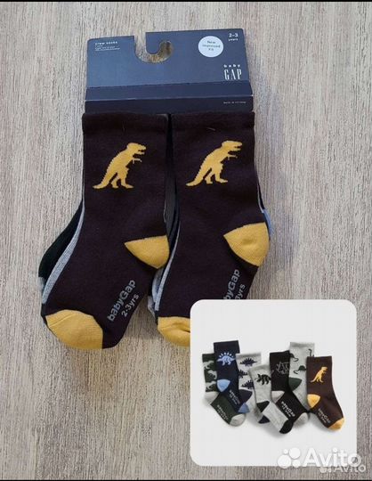 Носки детские Gap 2/3г, 4/5л