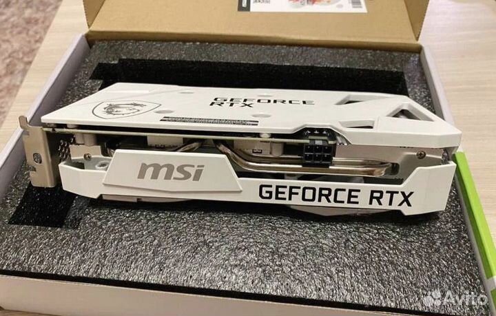 Видеокарта MSI Geforce RTX 3050 ventus 2X XS white