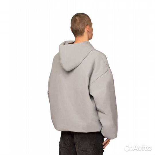 Haliky gray puff hoodie