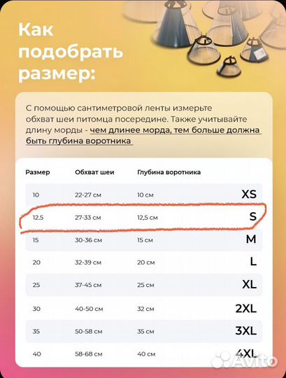 Защитный воротник для животных