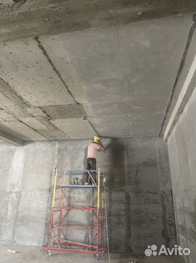 Шлифовка бетона камня Мазайка