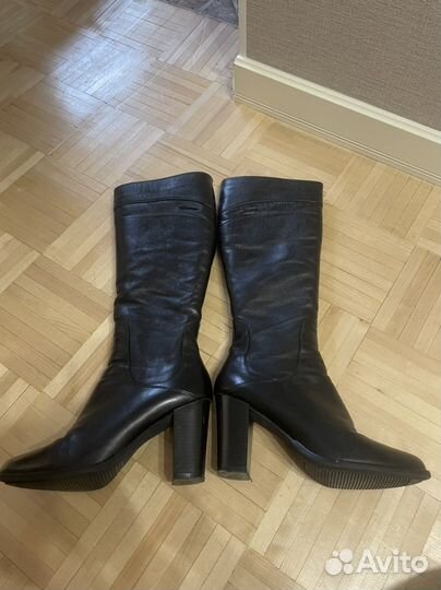Сапоги женские Elite 39 размер натуральная кожа