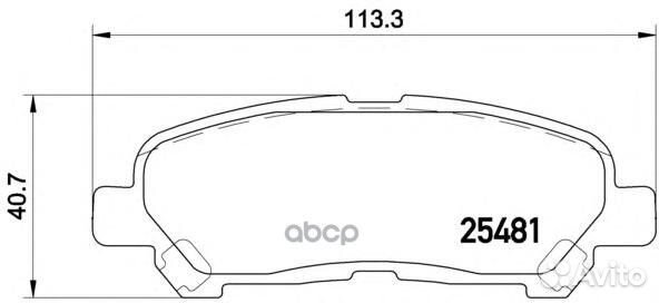 Колодки тормозные дисковые задн. toyota (GAC) H