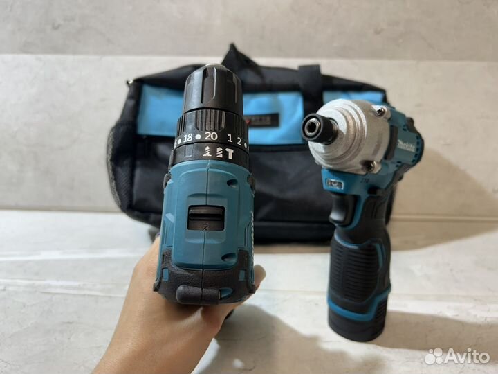 Шуруповерт+ импакт makita