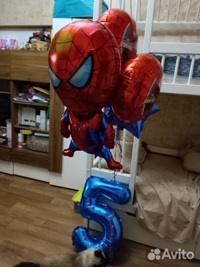 Костюм шарики человек паук 5 лет