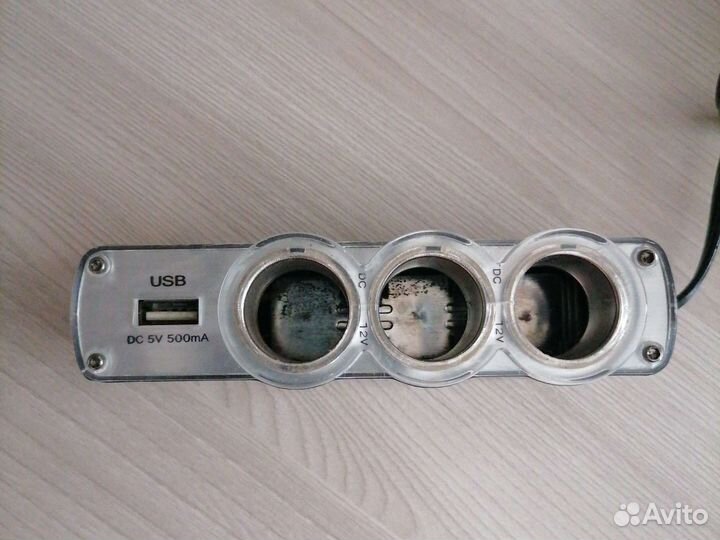 Разветвитель для прикуривателя с USB