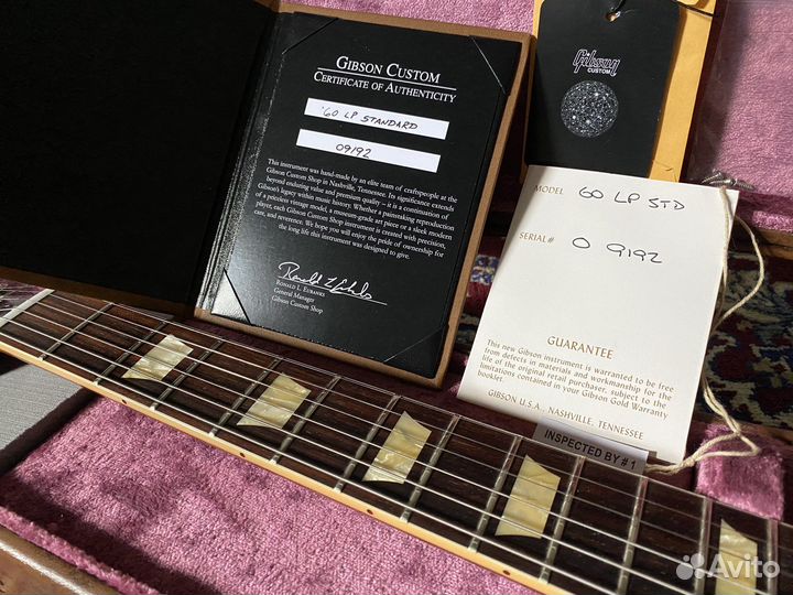 2019 Gibson Custom Shop 1960 Les Paul Standard VOS