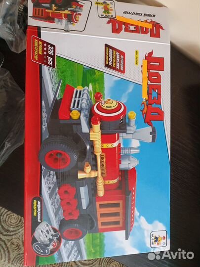 Поез паровоз конструктор.с инфракрасным передатчик