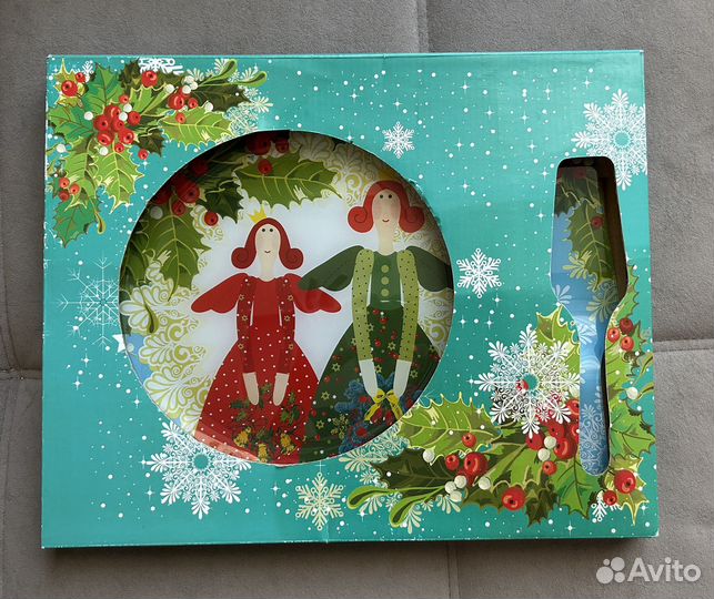 Блюдо для торта с лопаткой