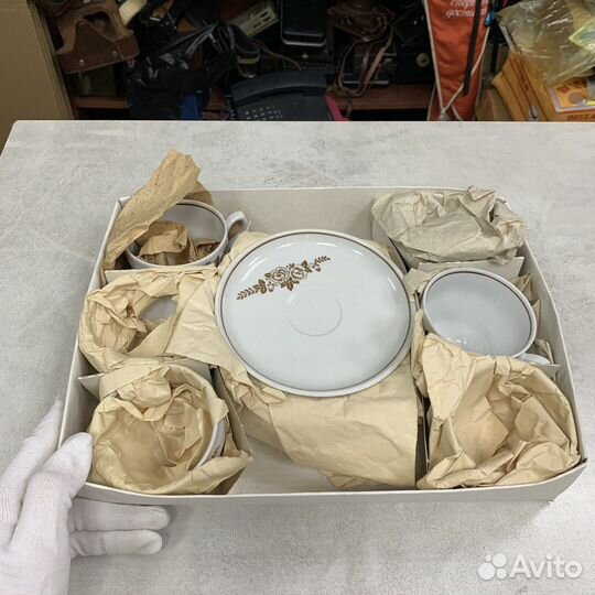 Советский Кофейный Сервиз Кофейная Пара СССР 6Шт