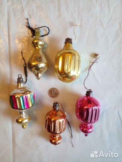 Елочные игрушки СССР 