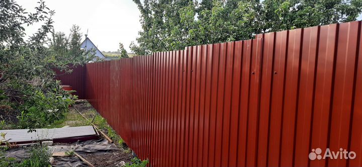 Установка заборов