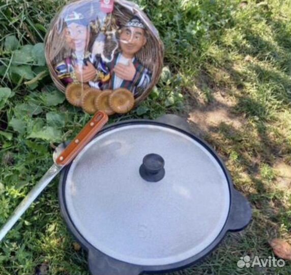 Казан чyгунный 6л