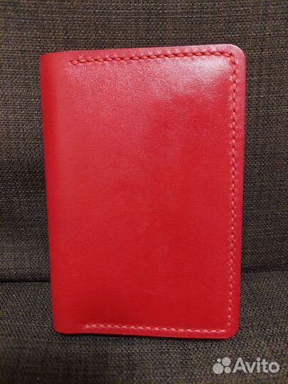 Обложка для паспорта ручная работа натур. кожа