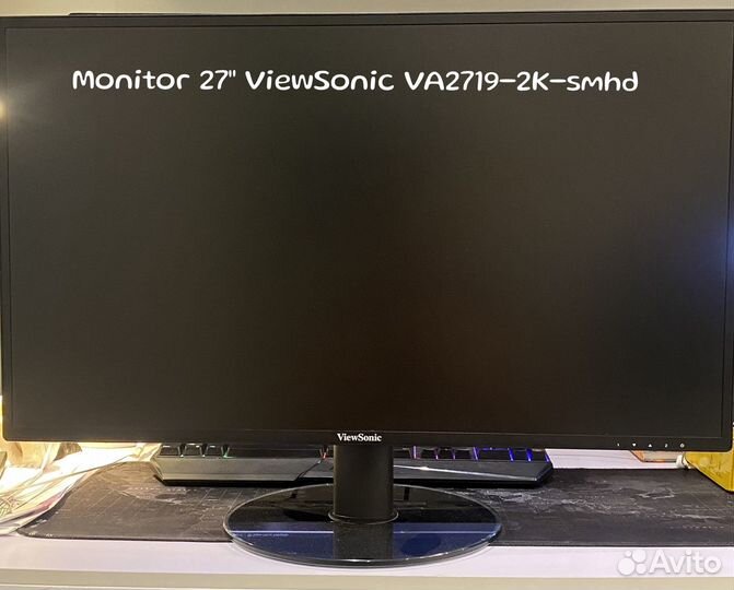 Монитор ViewSonic VA2719-2K-smhd 27