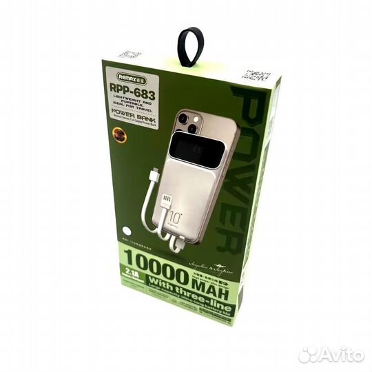 Power Bank Remax 10000mAh + гарантия