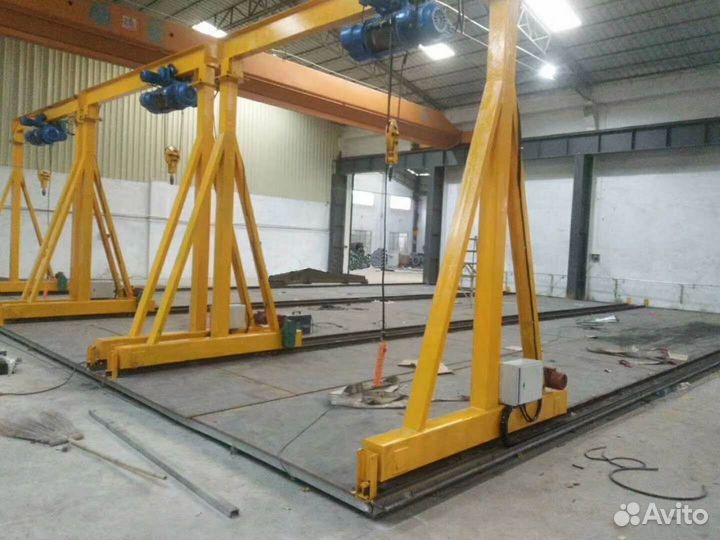 Козловой кран 6м 1т электрический