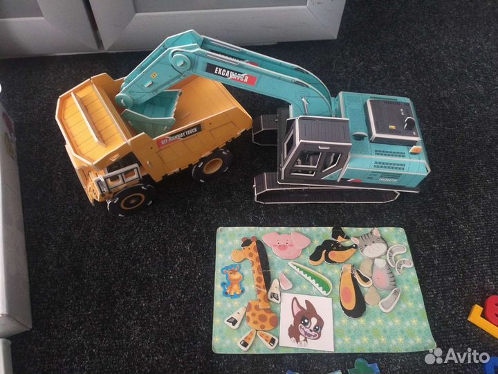 Магнитный конструктор, пазлы