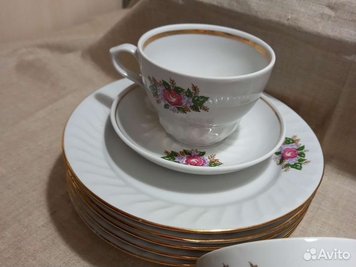 Посуда из СССР Чайные пары.Попредметно