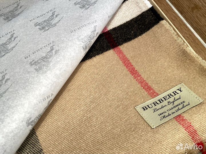 Шарф burberry кашемир