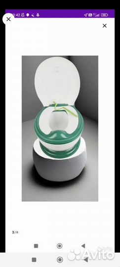 Горшок детский в виде унитаза