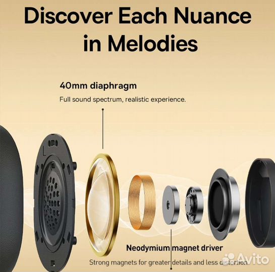 Наушники Baseus Bowie D05