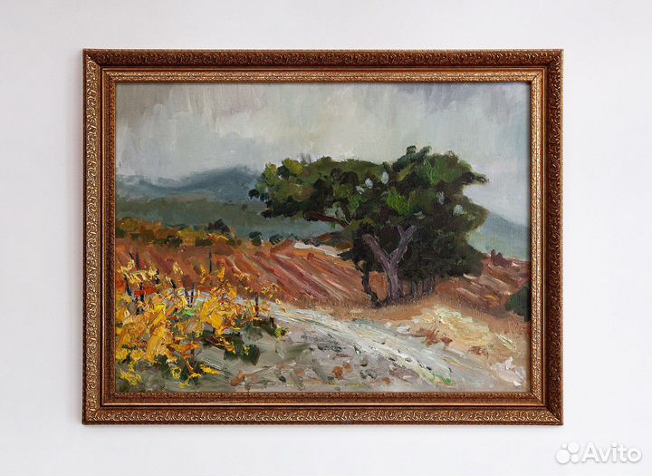 Картина маслом на холсте, пейзаж