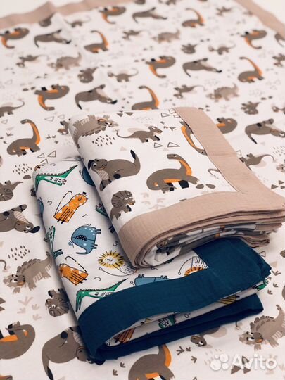 Детский плед из муслина