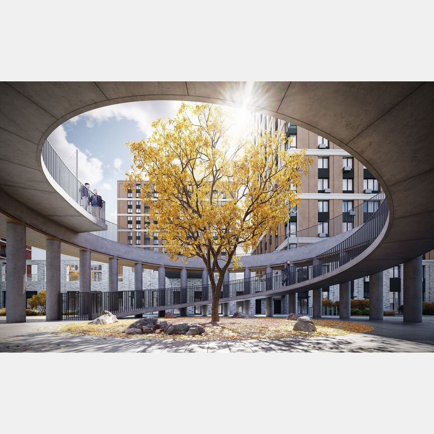 1-к. квартира, 52,3 м², 2/15 эт.