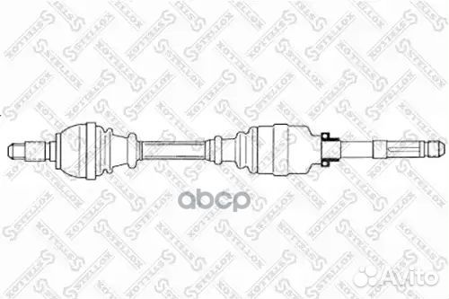 Привод правый 940mm, 21730 Citroen C4, Peugeot