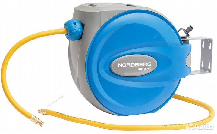 Пневмо шланг на самоскручивающейся катушке 15м