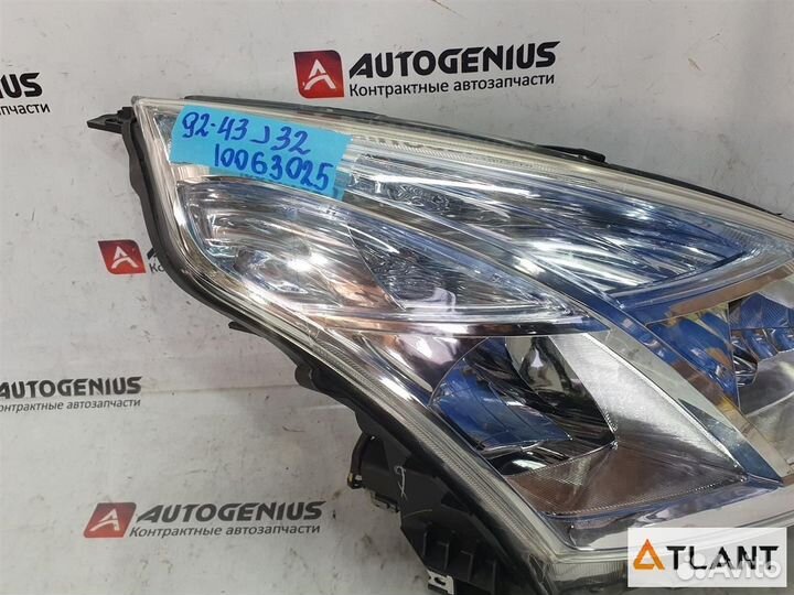 Фара передняя правая nissan teana