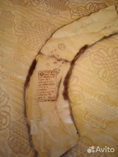 Воротники натуральный мех