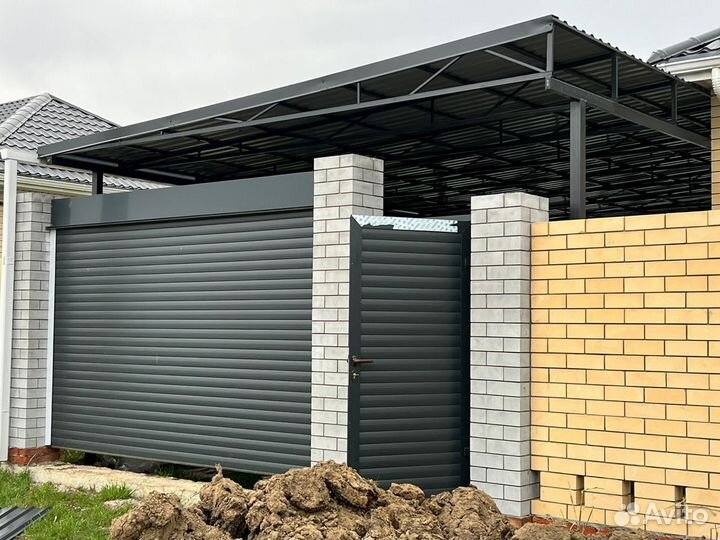 Изготовление и монтаж навесов из металла и дерева