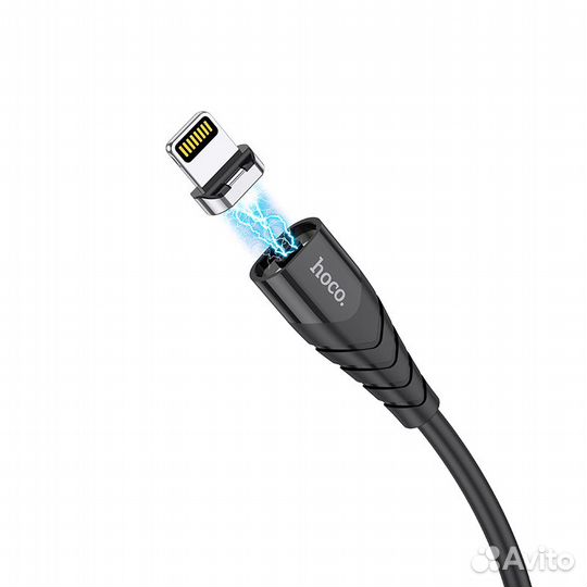 Кабель USB-lightning 8pin 1м hoco X63 Racer, черны