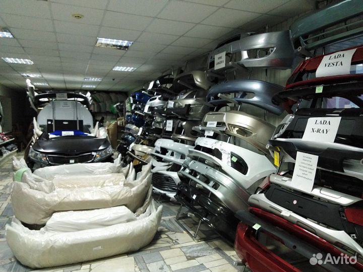 Бампер в цвет ваз 1117,1118,1119