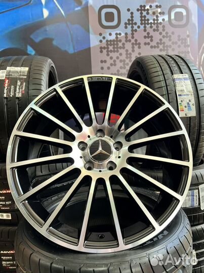 Спицы 222 стиль r19 5*112 гравировка amg