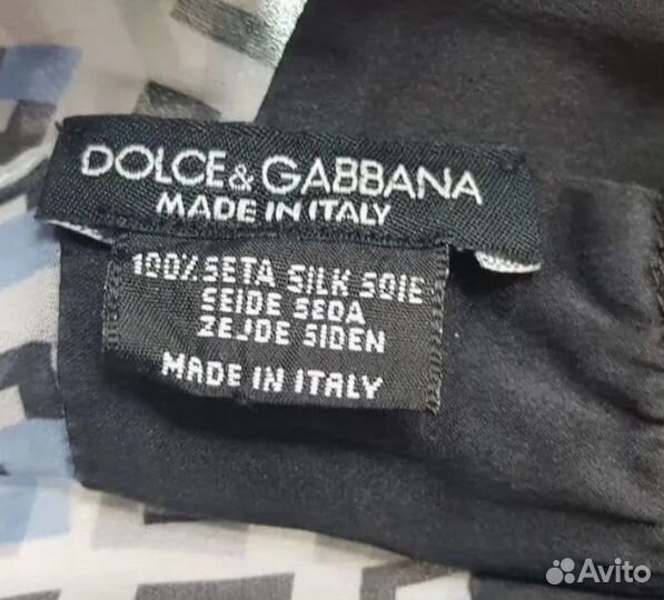 Шарф палантин Dolce Gabbana DG оригинал