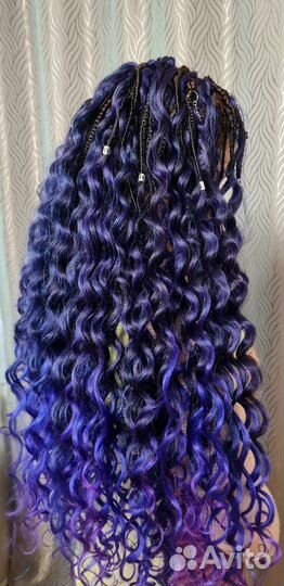 Плетение кос с канекалоном