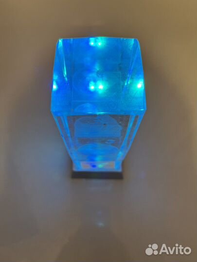 Ночник стеклянный с котиками