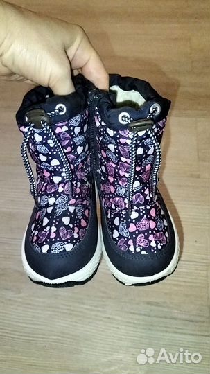Демисезонные сапоги на девочку 23