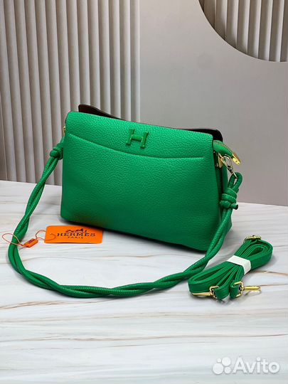 Сумка женская Hermes, 3 цвета